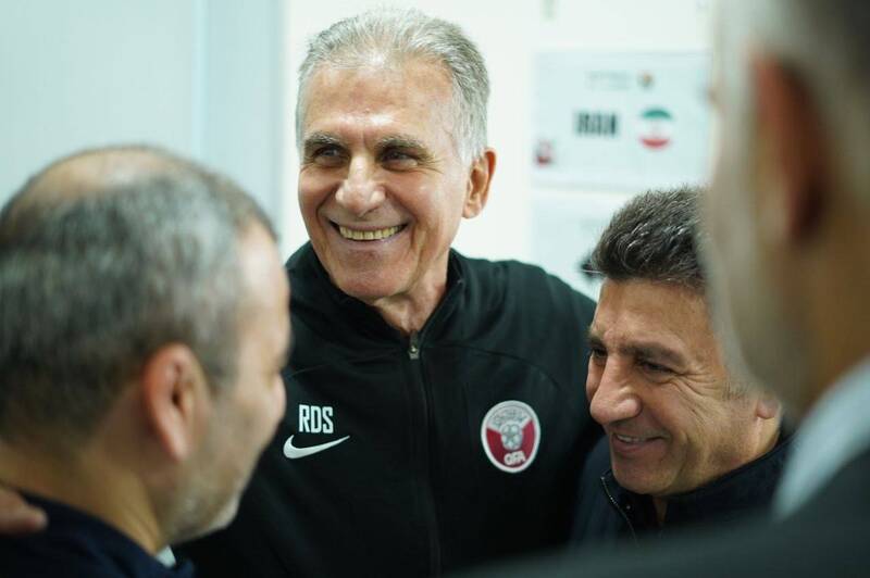 دیدار صمیمانه کیروش با اعضای تیم ملی ایران