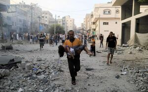 غزه بعد از هشت روز پیاپی بمباران