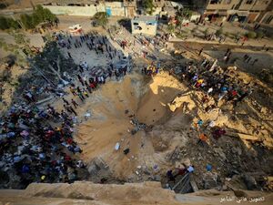 عکس/ حاصل عملکرد رژیم صهیونیستی در غزه