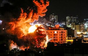 حماس: بمباران انبارهای سازمان های امدادرسان، جنایت جنگی است