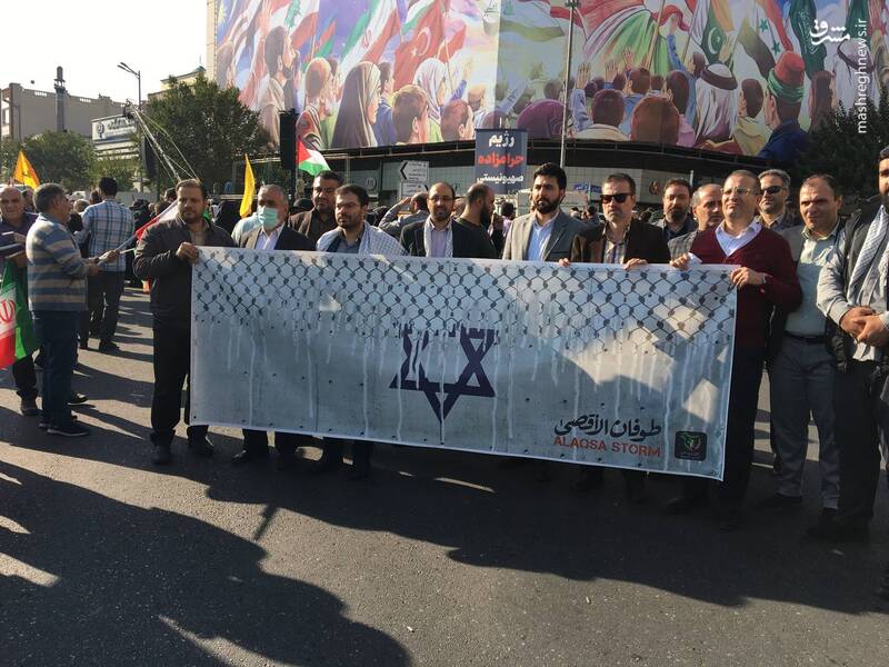 مردم ایران در محکومیت جنایات صهیونیستها به پاخاستند+ عکس و فیلم