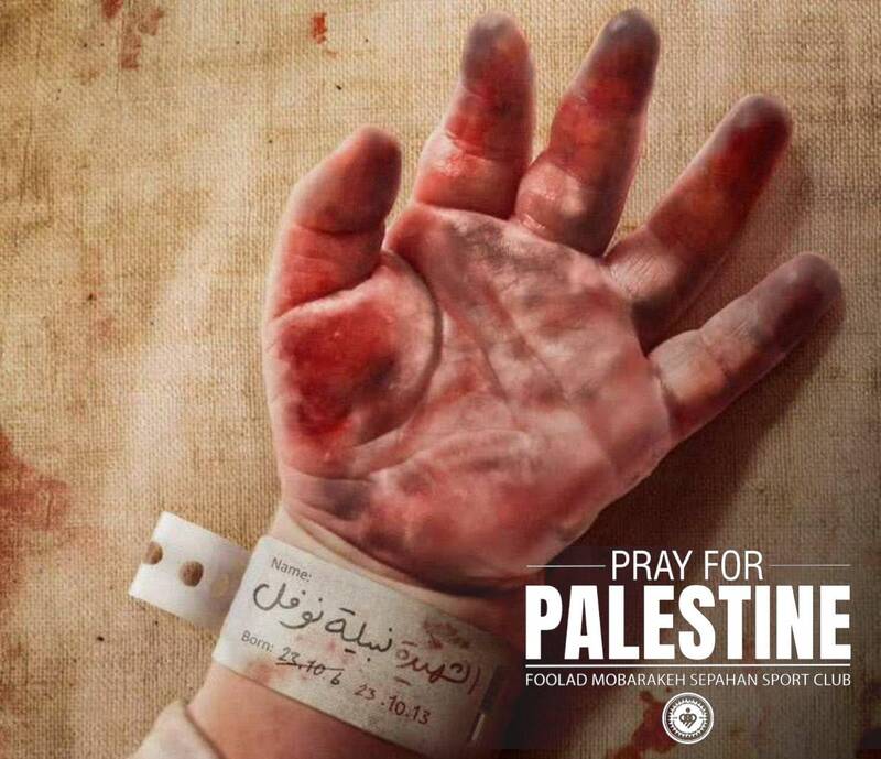 عکس / واکنش چند ورزشکار مطرح کشورمان به جنایات صهیونیستها در غزه 8