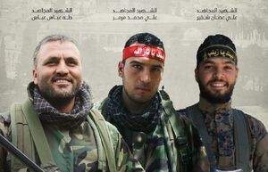 تصویری از سه شهید اخیر حزب‌الله لبنان