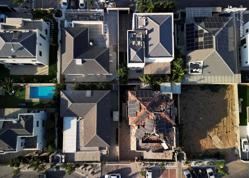 تصاویر هوایی از خسارات ناشی از بمباران در غزه