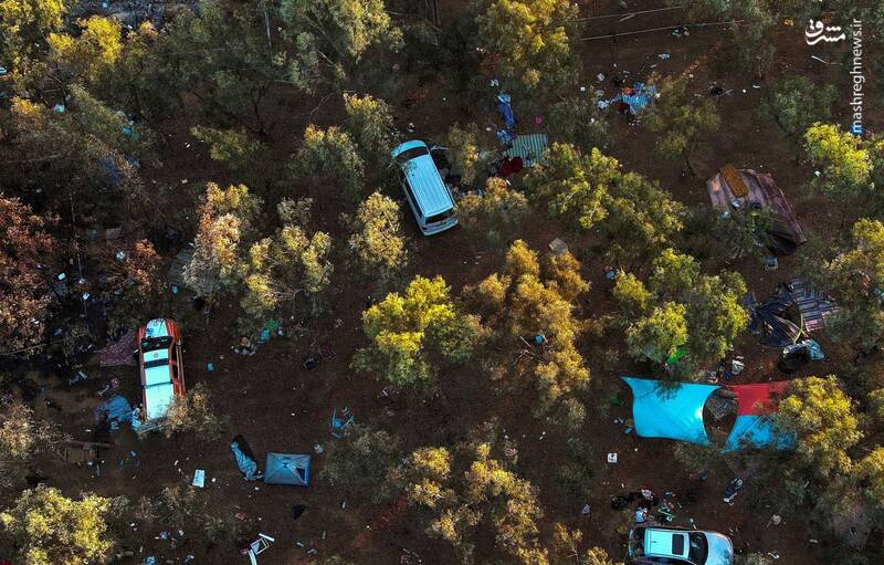 تصاویر هوایی از خسارات ناشی از بمباران در غزه