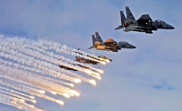 اولین رزمایش هوایی مشترک آمریکا، ژاپن و کره جنوبی+عکس