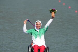 عکس/ اولین مدال آور کاروان ایران در پارا المپیک هانگژو