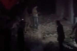 فیلم/ یکی از محله‌ها در خان یونس با خاک یکسان شد!