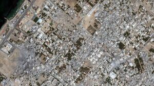 تصاویر ماهواره‌ای از ویرانی‌های گسترده در غزه