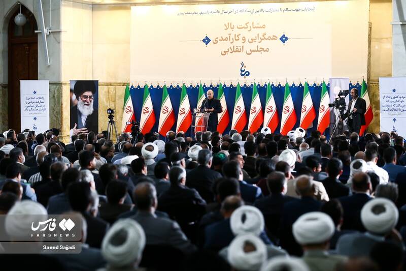 حواشی همایش انتخاباتی 4000 نفری جبهه انقلاب + فیلم 6