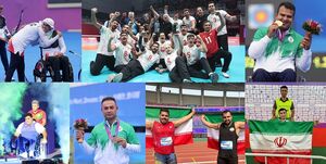 کاروان ایران در آستانه کسب چهلمین طلا + جدول