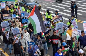 تظاهرات حمایت از فلسطین و غزه در کره جنوبی