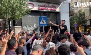 تظاهرات گسترده ساکنان رام الله در حمایت از غزه و مقاومت