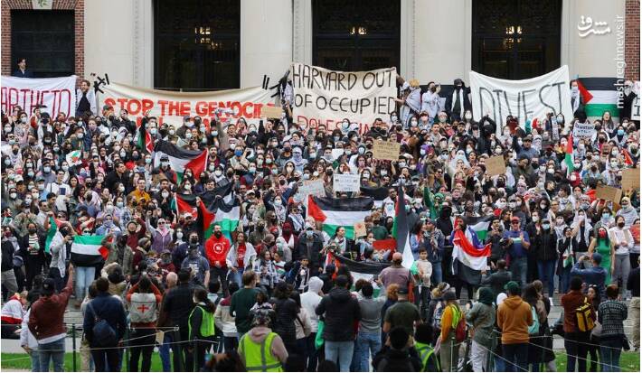 افزایش آگاهی اعتراضی آمریکاییها در قبال فلسطین+ عکس