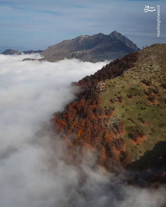 ۳ قاب زیبای پاییزی از ارتفاعات مازندران