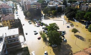 تصاویر هوایی از حال و روز ایتالیا بعد از وقوع سیل
