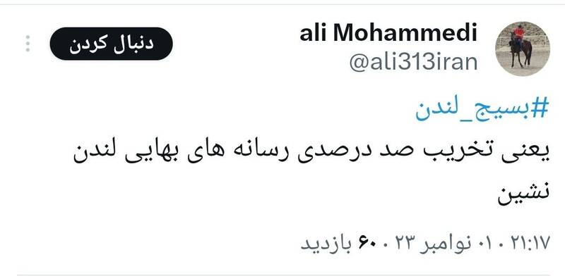 واکنشها به تشکیل بسیج در لندن و فرانسه