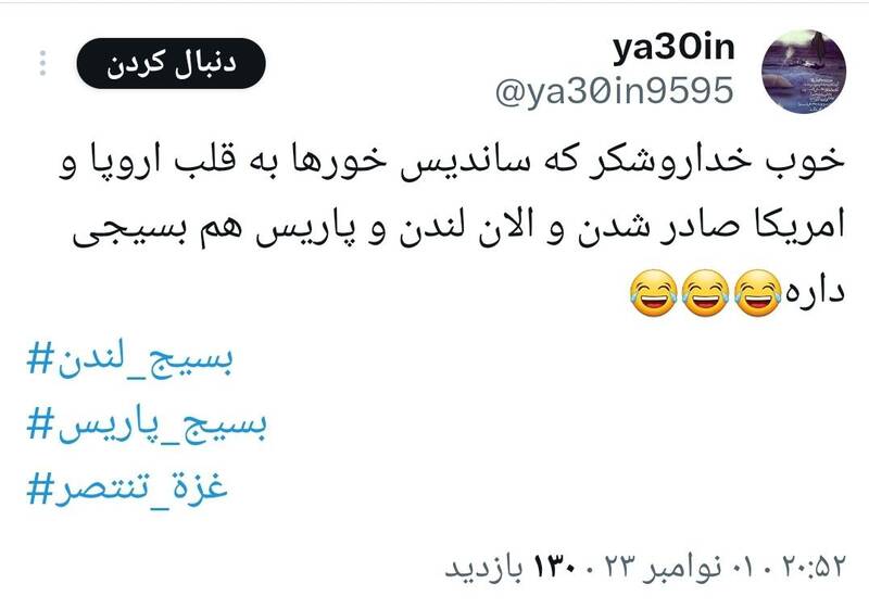 واکنشها به تشکیل بسیج در لندن و فرانسه