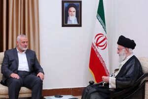 رئیس دفتر سیاسی حماس با رهبر انقلاب دیدار کرد