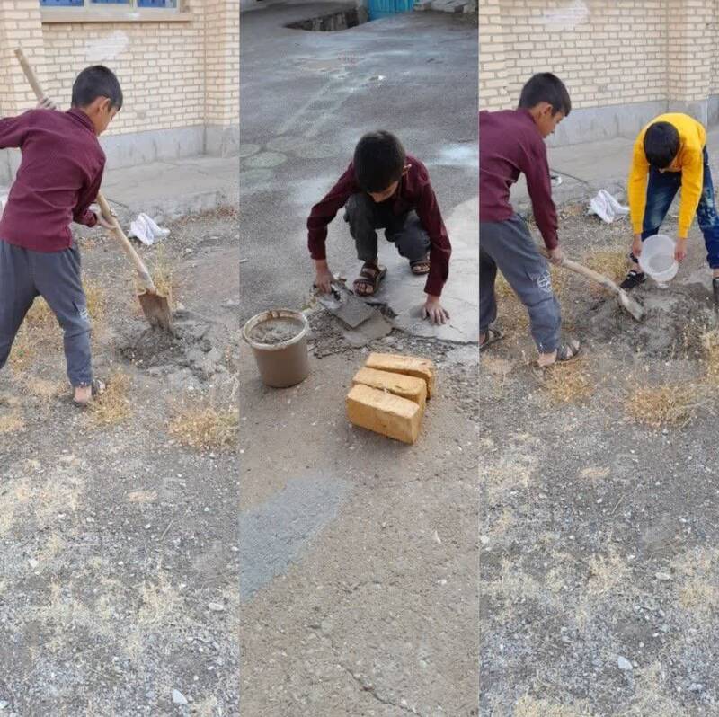 درس دانشآموز ۱۰ساله به نامزدهای انتخاباتی +عکس