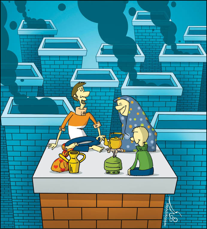 نسخه طب ایرانی برای آلودگی هوا