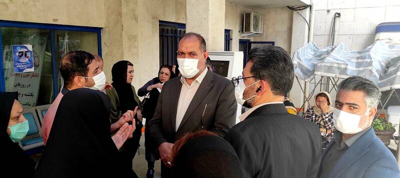 حضور ناظران مجلس بر بالین مجروحان لنگرود+ عکس