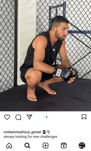 محمدرضا گرایی در MMA؟ +عکس
