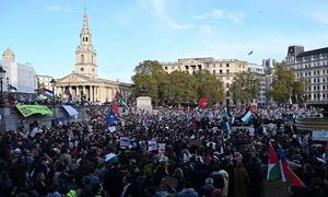 لندن میزبان بزرگ‌ترین گردهمایی حامیان فلسطین