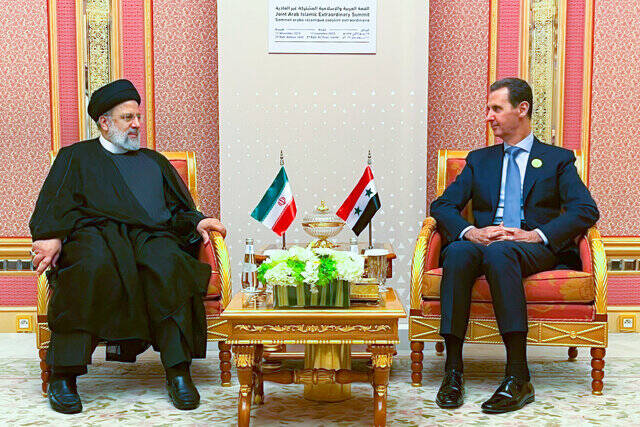 عکس/ رئیسی و اسد دیدار کردند