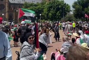 تجمع همبستگی با غزه در استرالیا
