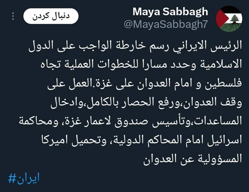 واکنش کاربران عربزبان به اظهارات رئیسی درباره فلسطین