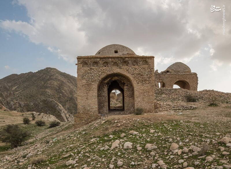 نمایی از آتشکدههای ساسانی در استان فارس
