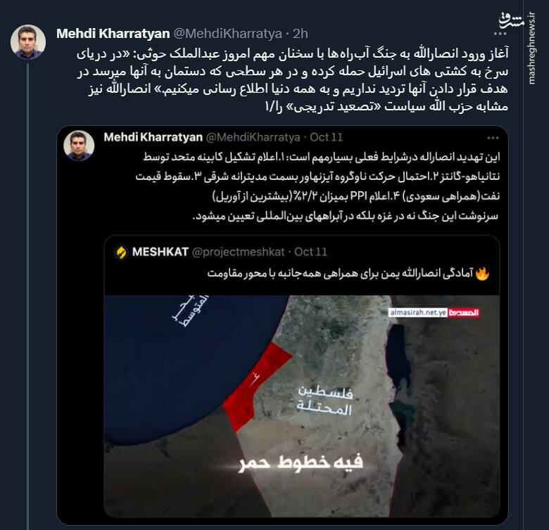 انصارالله مشابه حزبالله سیاست «تصعید تدریجی» را برگزید