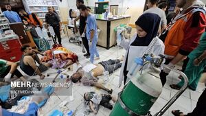 حملات گسترده صهیونیست‌ها به بیمارستان شفا از سرگرفته شد