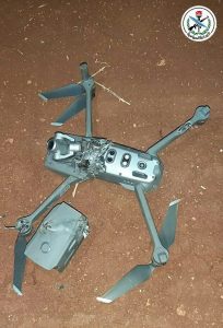 سرنگونی چهار پهپاد متجاوز توسط ارتش سوریه +عکس