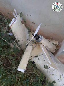 سرنگونی چهار پهپاد متجاوز توسط ارتش سوریه +عکس