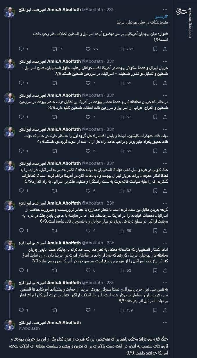 تشدید شکاف در میان یهودیان آمریکا