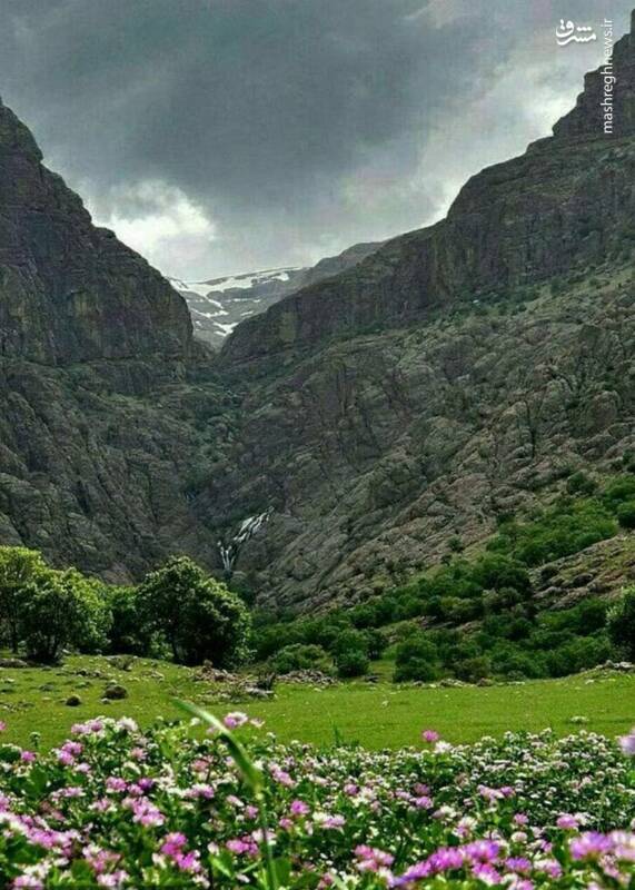 تصویری از طبیعت زیبای دره اسپر لرستان