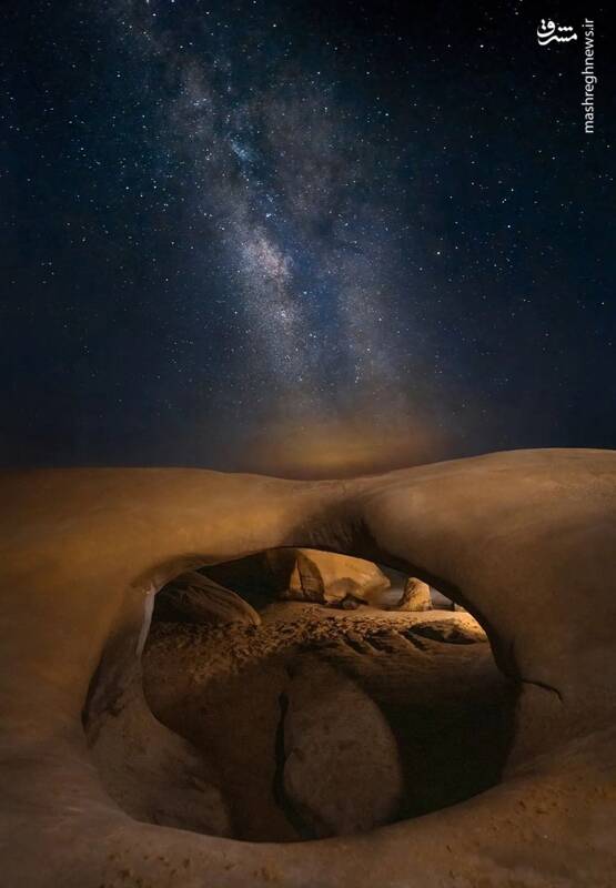 زیباییهای ساحل مکسر و کهکشان راه شیری