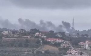 فیلم/ آتش‌سوزی در پایگاه اسرائیلی برانیت پس از حمله موشکی حزب الله