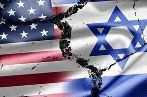 پرچم اسراییل - پرچم آمریکا - امریکا و اسراییل
