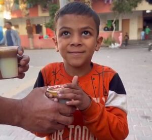 فیلم/ خوشحالی کودکان فلسطینی بعد از آتش‌بس موقت