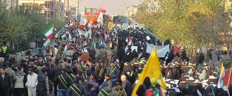 تجمع بزرگ الی بیتالمقدس در تهران آغاز شد
