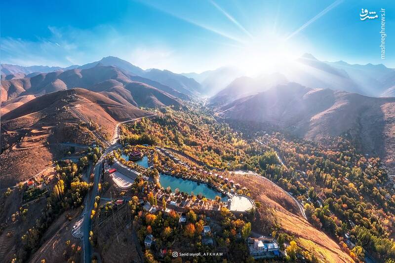 نگاهی به فصل زیبای پاییز در عباس آباد همدان