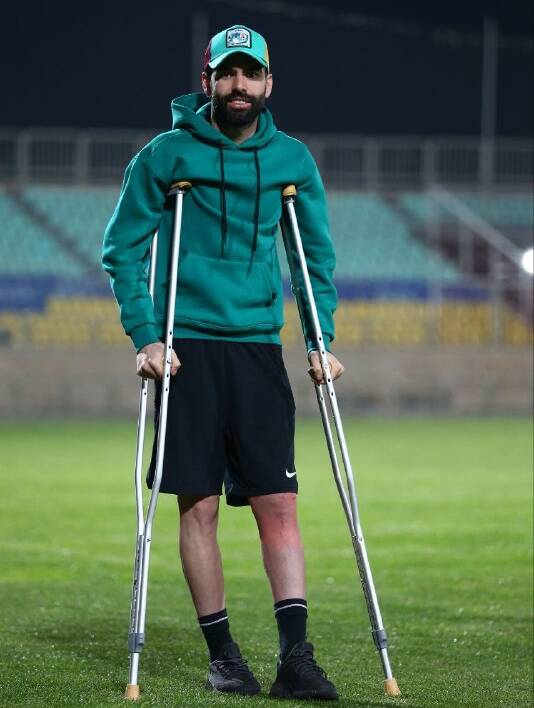 تمرین سنگین پرسپولیس در حضور بازیکن مصدوم+عکس