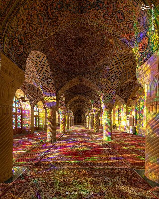 هنر ایرانی در مسجد نصیرالملک شیراز