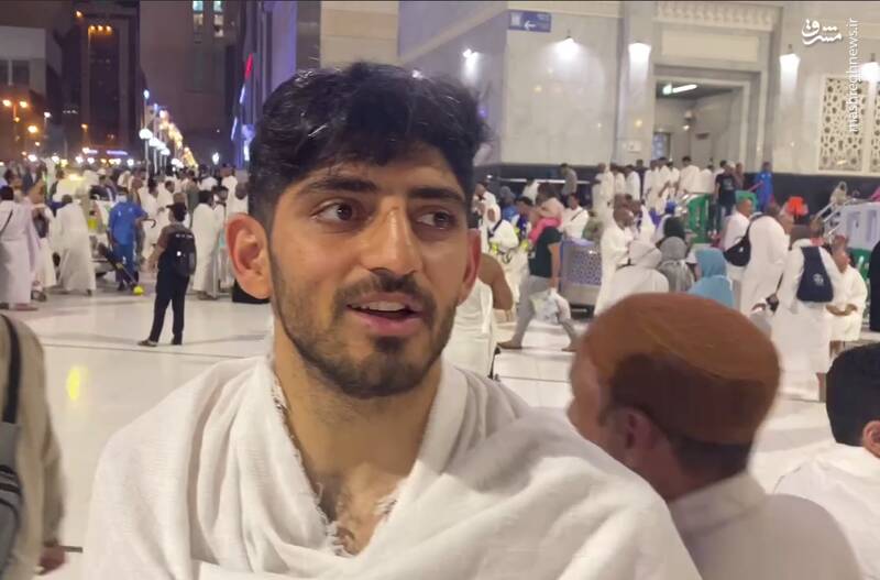 تصویر گلزن دربی فینال جام حذفی در لباس حاجیها