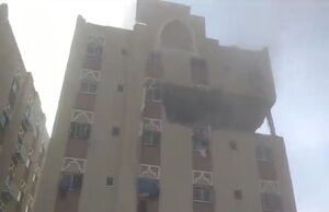 فیلم/ نخستین لحظات پس از بمباران یک آپارتمان در خان‌یونس