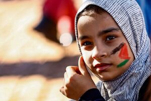 تظاهرات در بیروت به مناسبت روز جهانی همبستگی با مردم فلسطین
