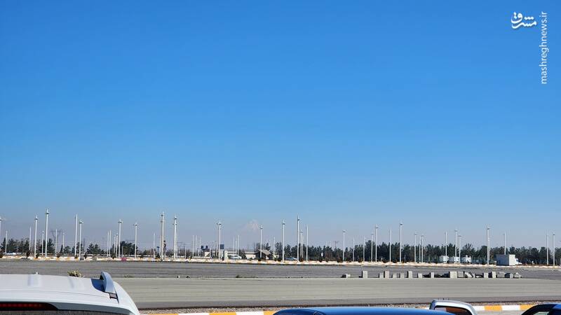 محاصره دماوند در دود و آلودگی +عکس